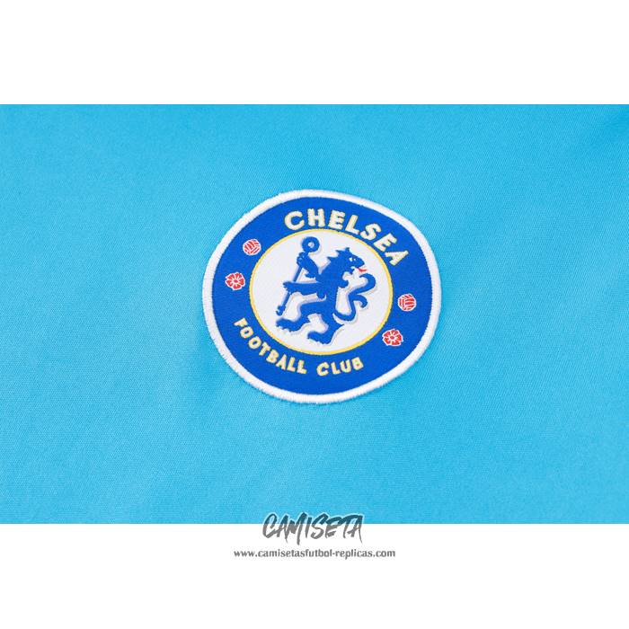 Chandal del Chelsea 2024-2025 Manga Corta Azul - Pantalon Corto